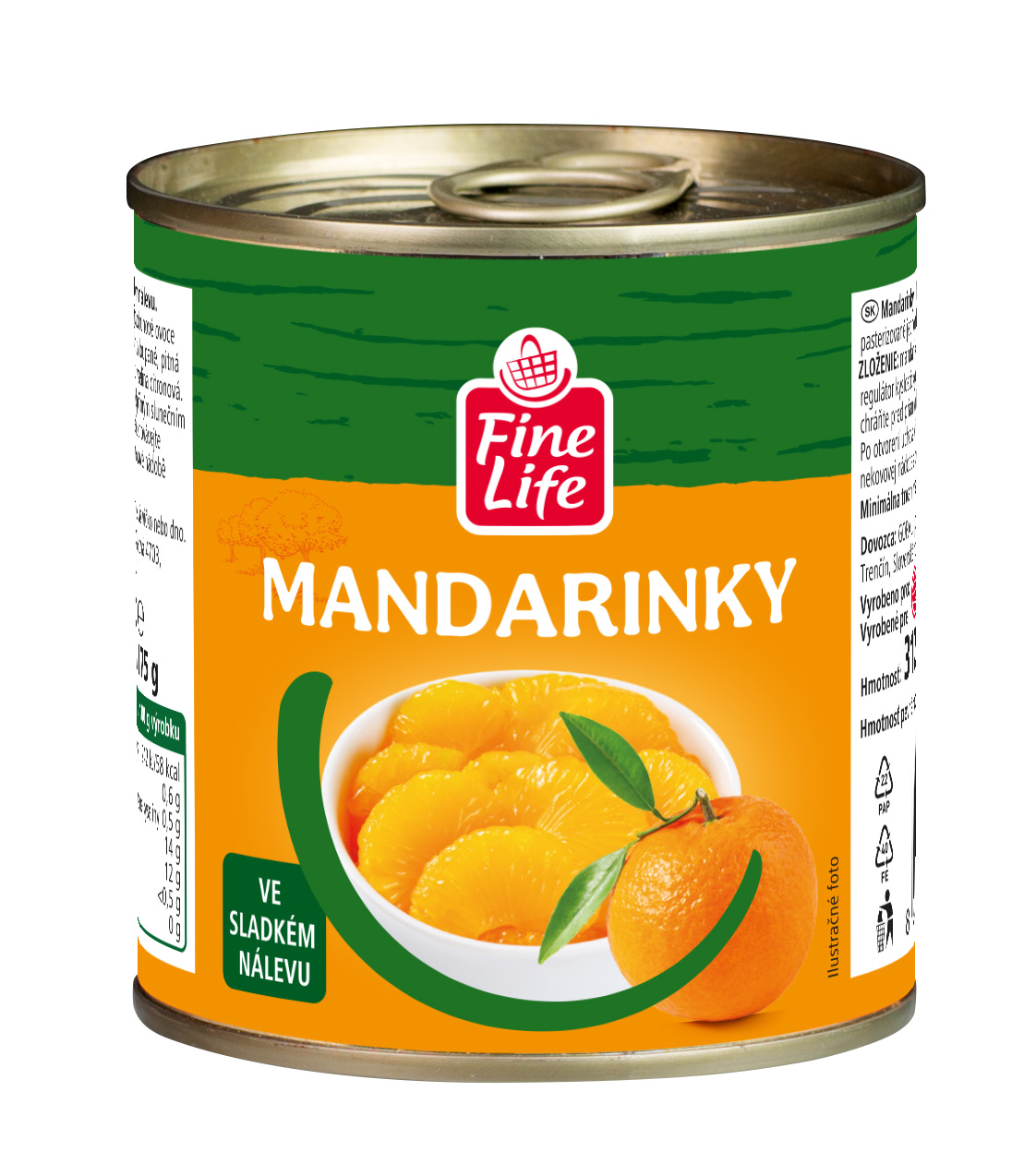 Fine Life Mandarinky 314 ml