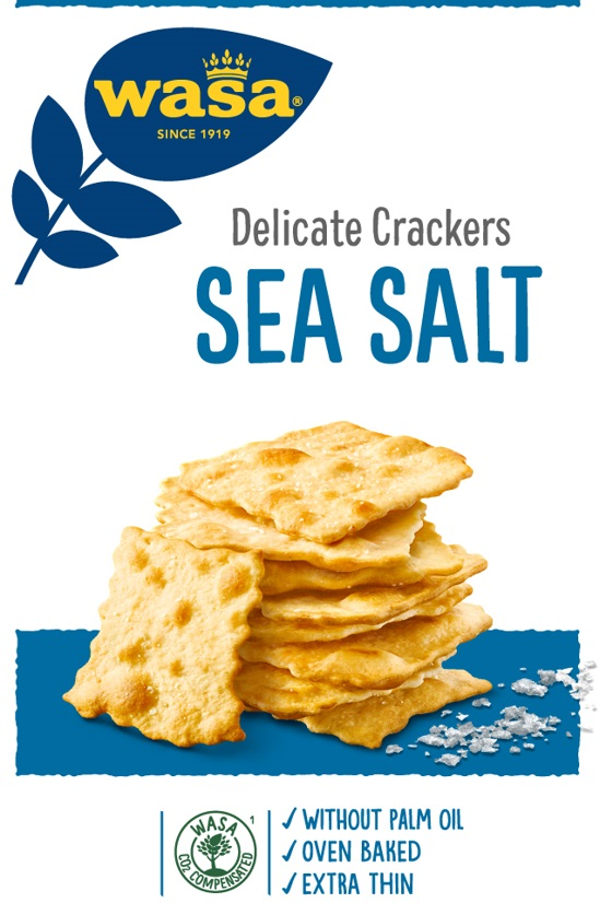 Wasa Del Krekr mořská sůl 180 g