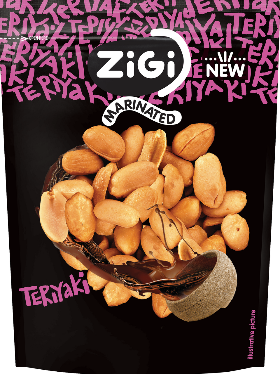 ZiGi Arašídy Teriyaki 70 g