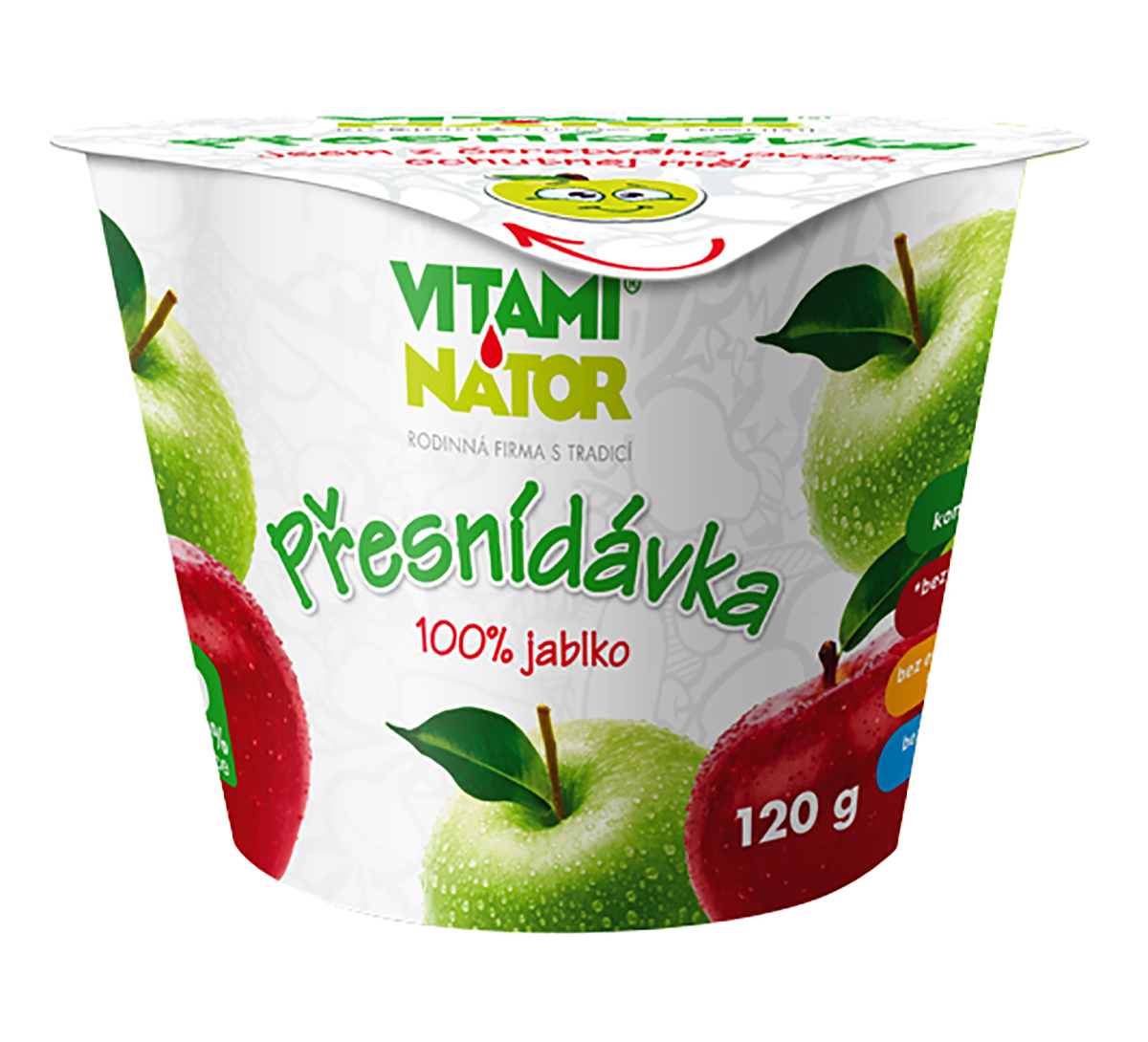 VITAMINÁTOR Přesnídávka jablko 100 % 20 x 120 g
