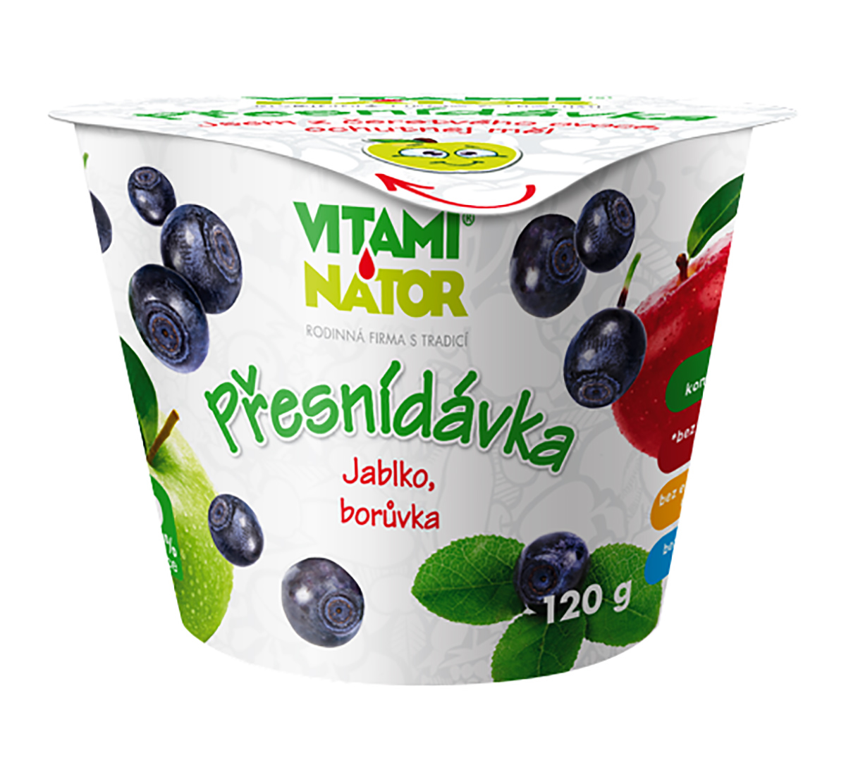 VITAMINÁTOR Přesnídávka borůvka 20 x 120 g