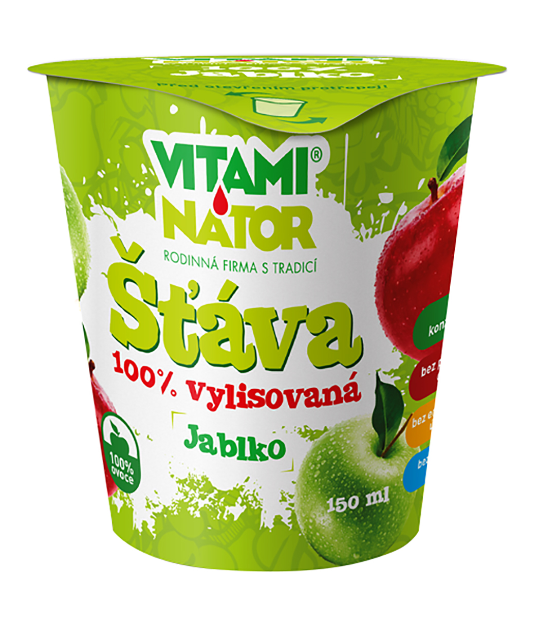 VITAMINÁTOR jablko 100 % 20 x 150 ml