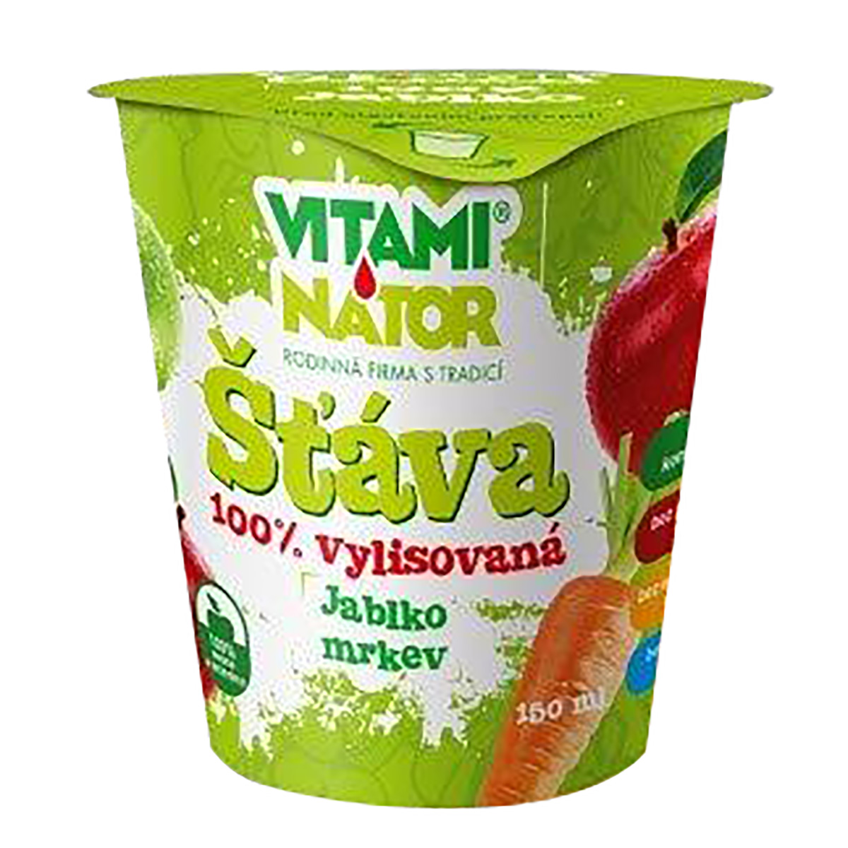 VITAMINÁTOR jablko mrkev 20 x 150 ml