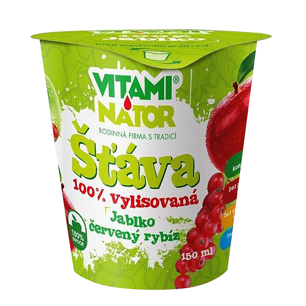 VITAMINÁTOR jablko rybíz 150 ml