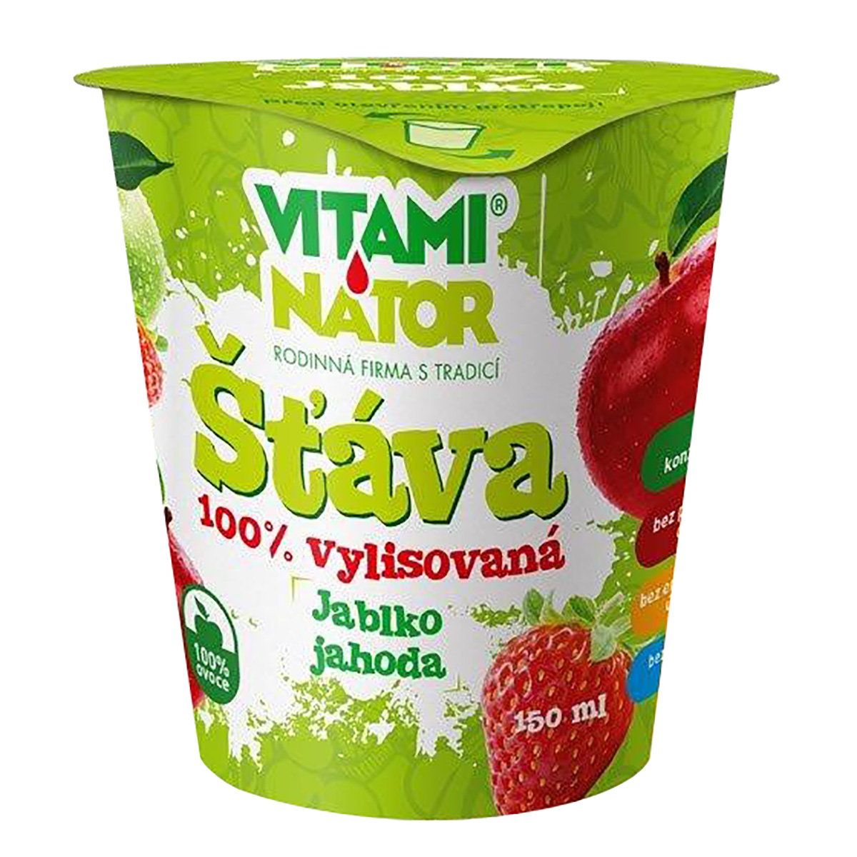 VITAMINÁTOR jablko jahoda 150 ml