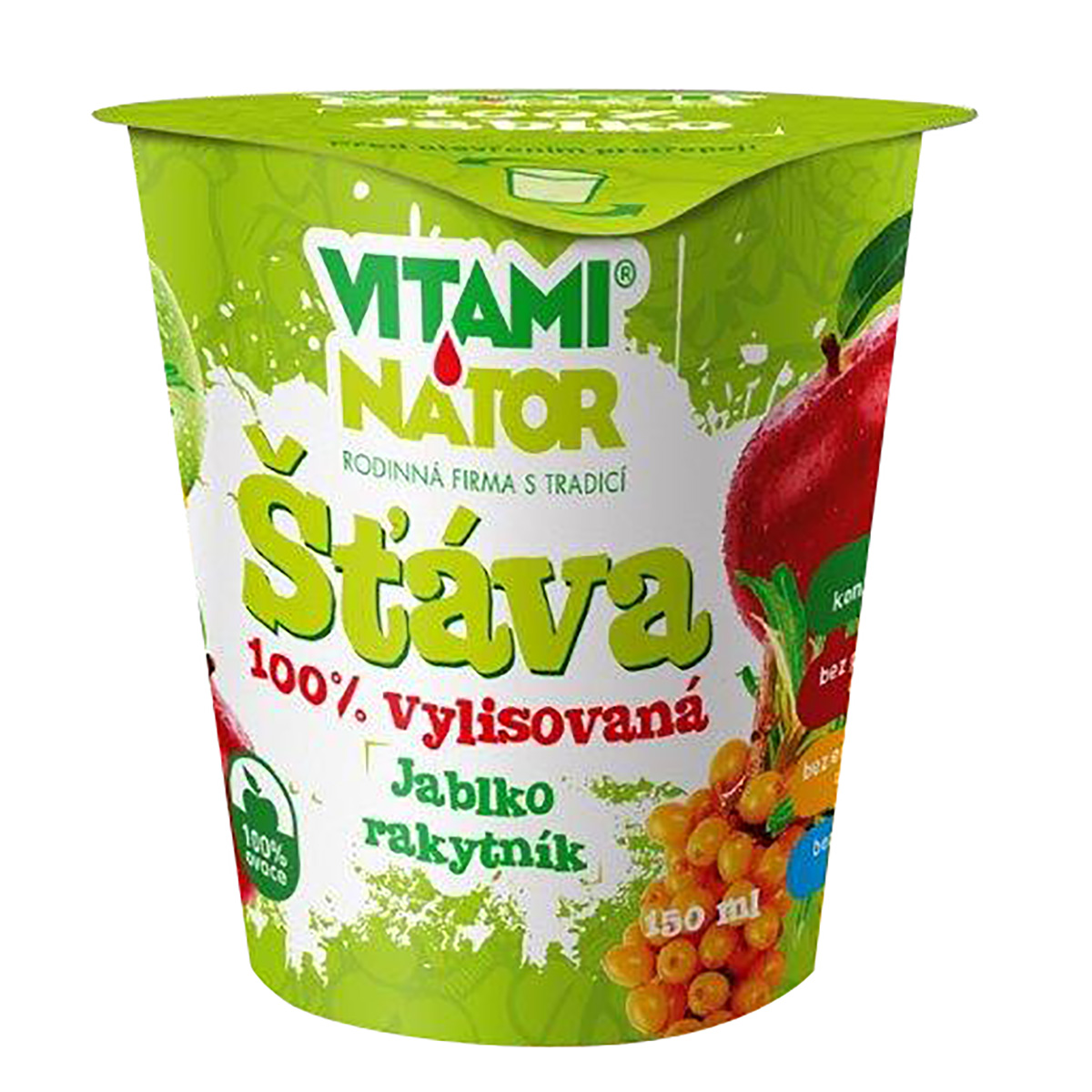 VITAMINÁTOR jablko rakytník 150 ml