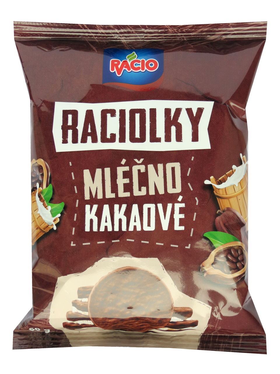 RACIO Mléčno kakaové 60 g