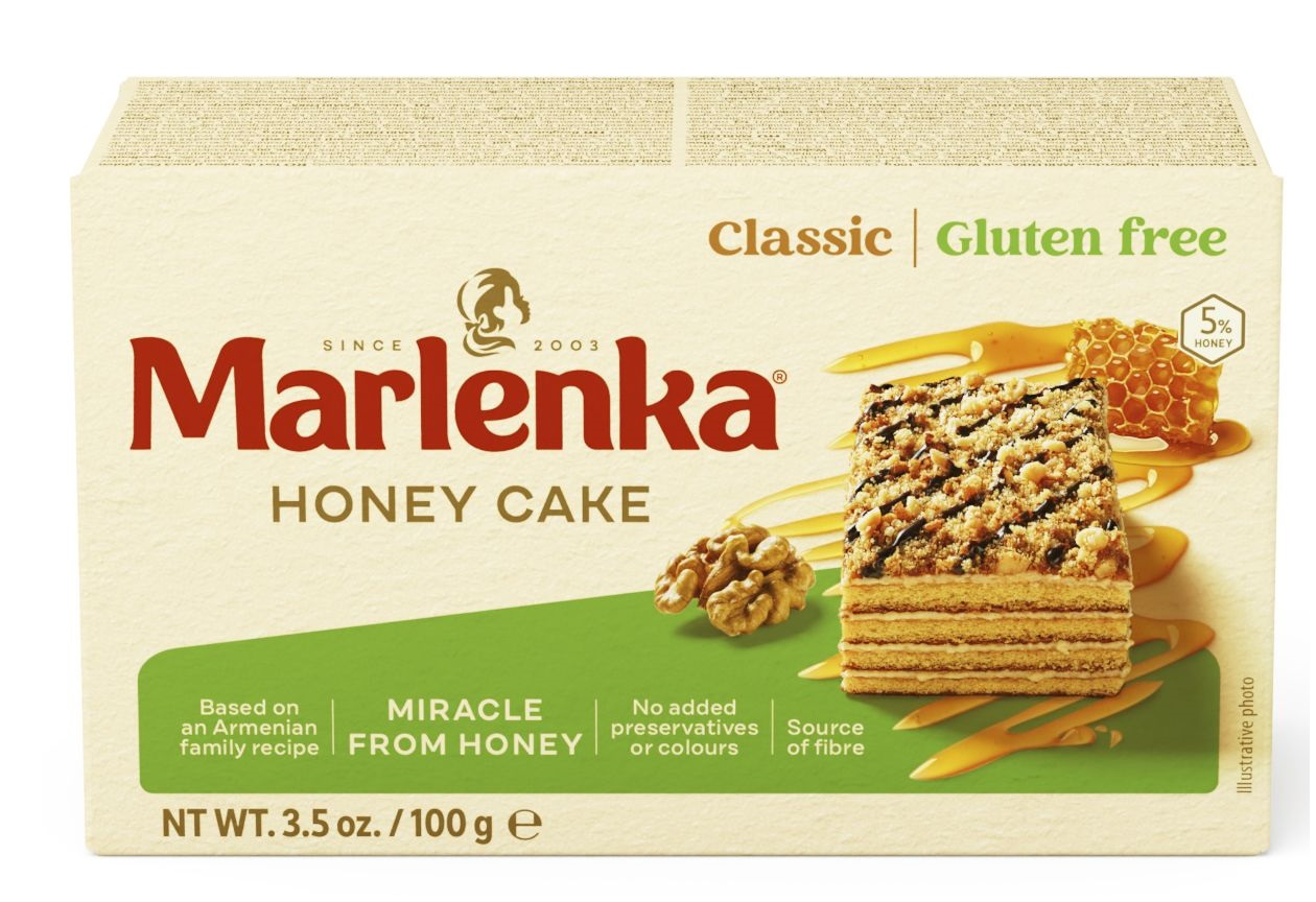 Marlenka Dort medový bezlepkový chlaz. 100 g