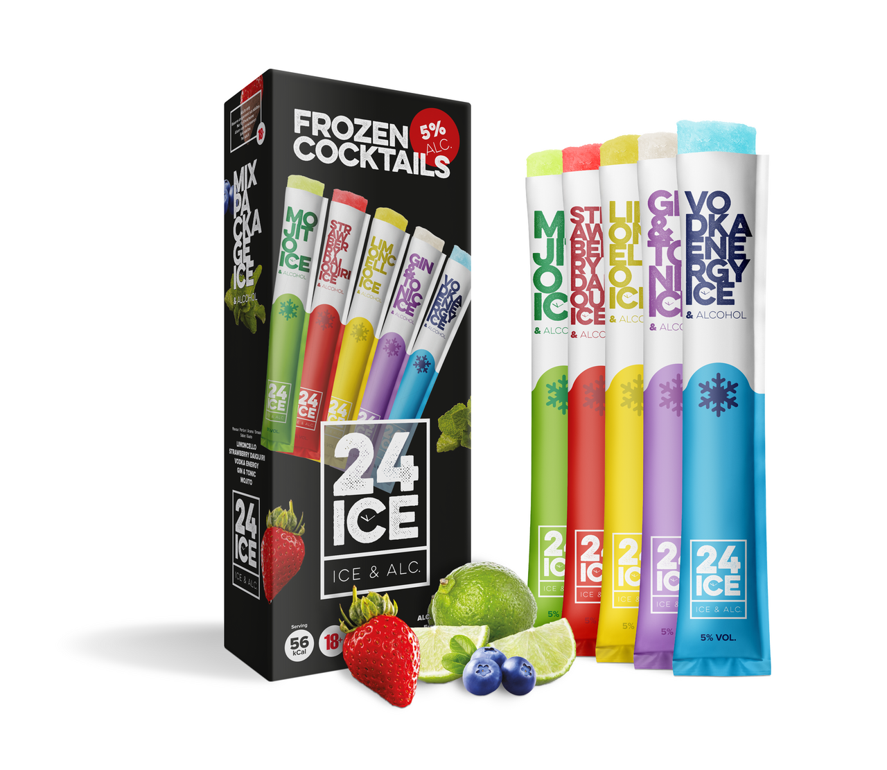 24Ice Mix Box 5pack 5 x 65 ml