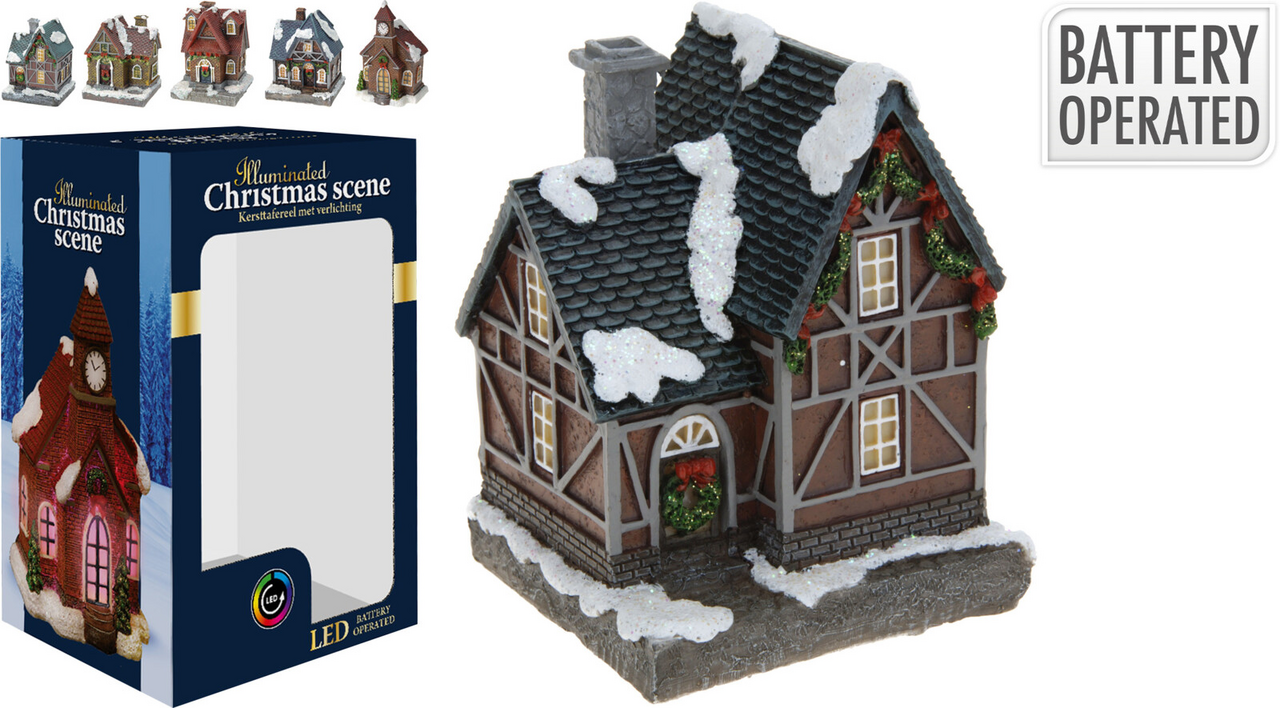 Domek LED polystone 5ASS 1 ks