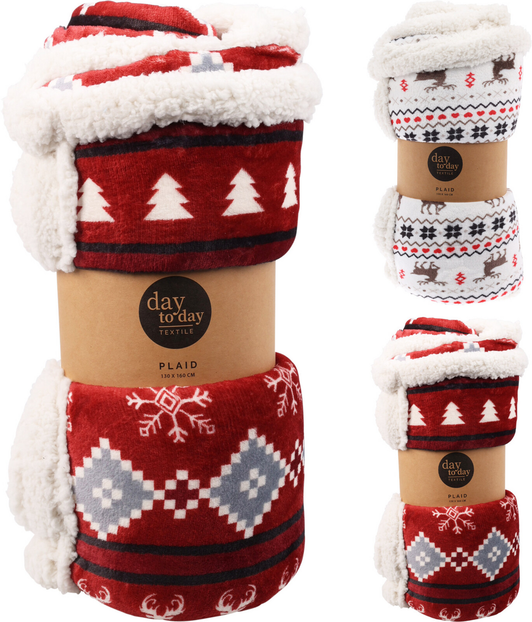 Deka zimní 160 x 13 cm 2ASS 1 ks