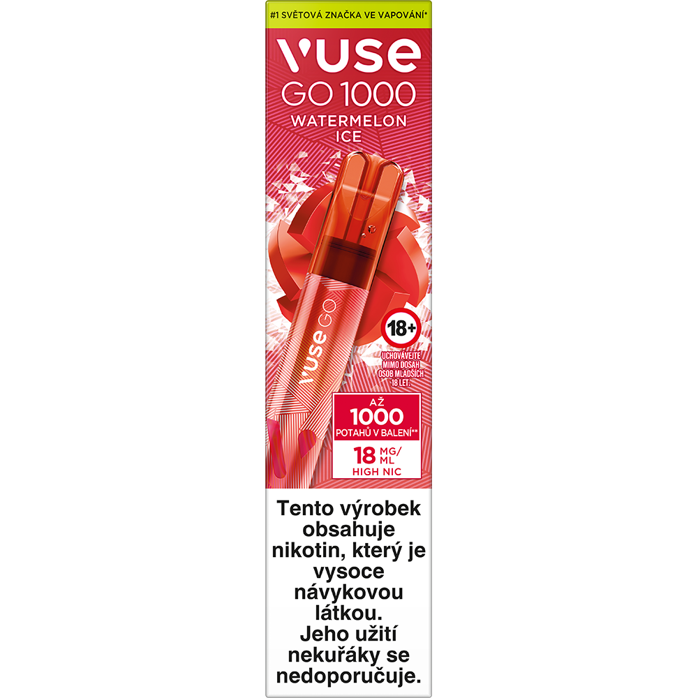 VUSE GO 1000 Watermelon Ice 18 mg kolek R bal. 10 ks