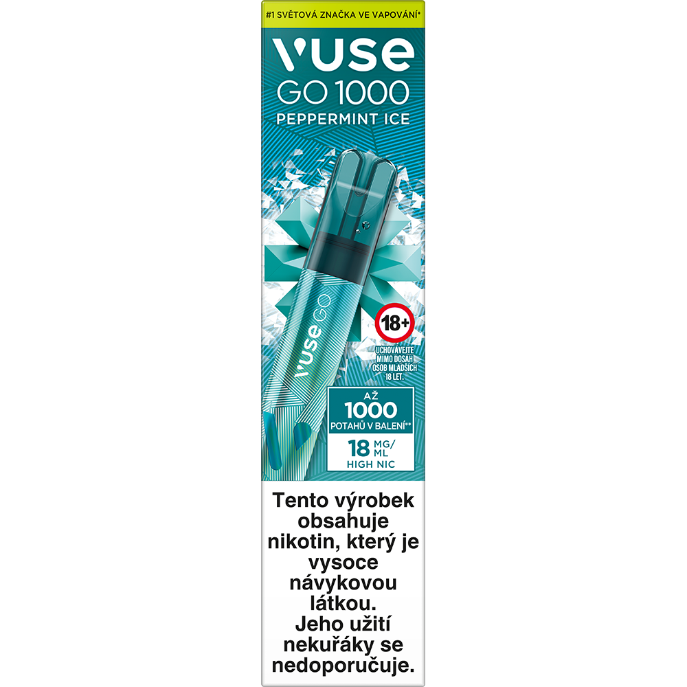 VUSE GO 1000 Peppermint Ice 18 mg kolek R bal. 10 ks