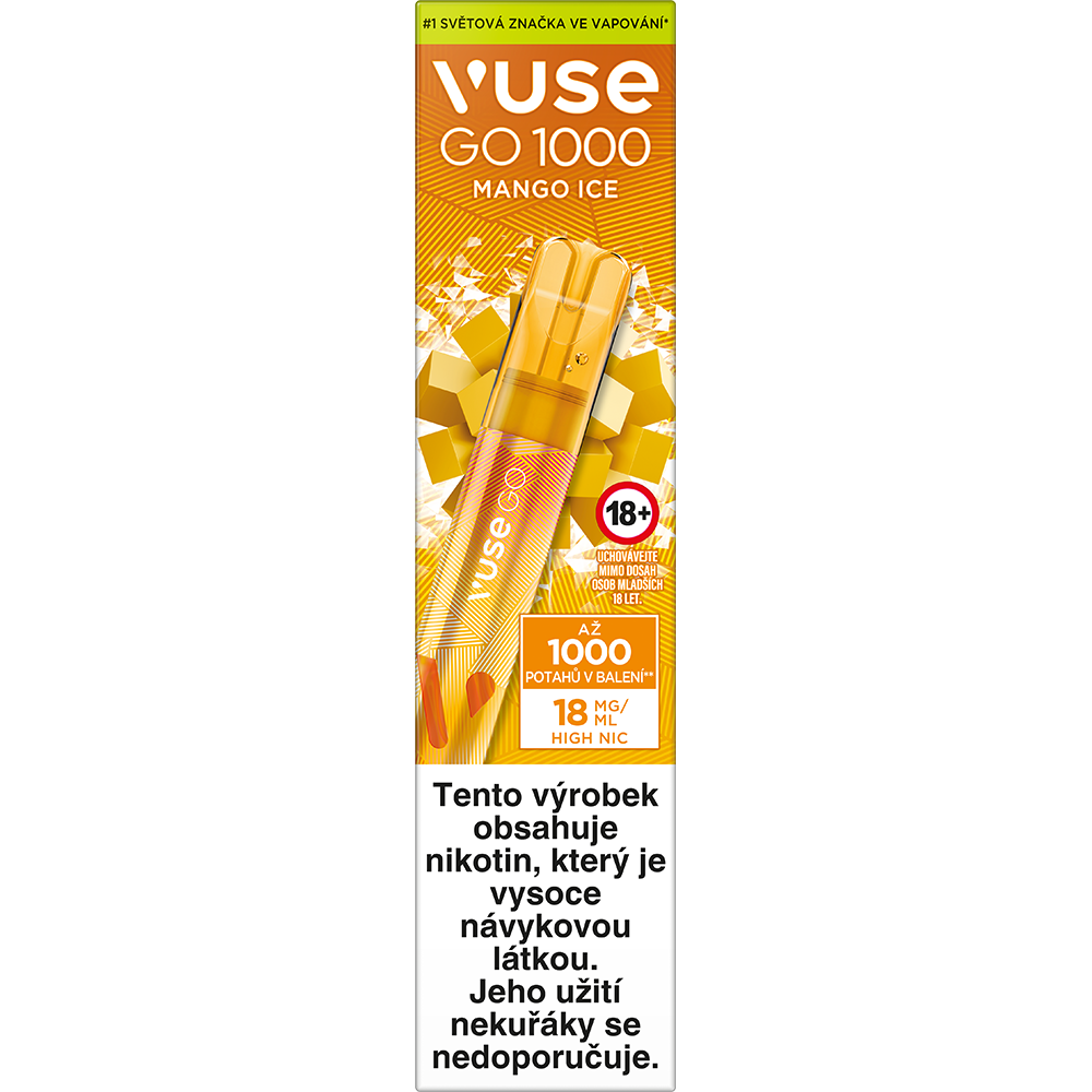 VUSE GO 1000 Mango Ice 18 mg kolek R bal. 1 ks