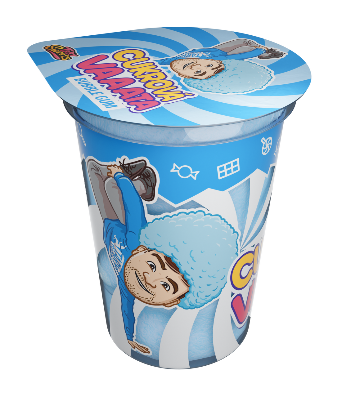 Cukrová vata Bubble Gum 20 g