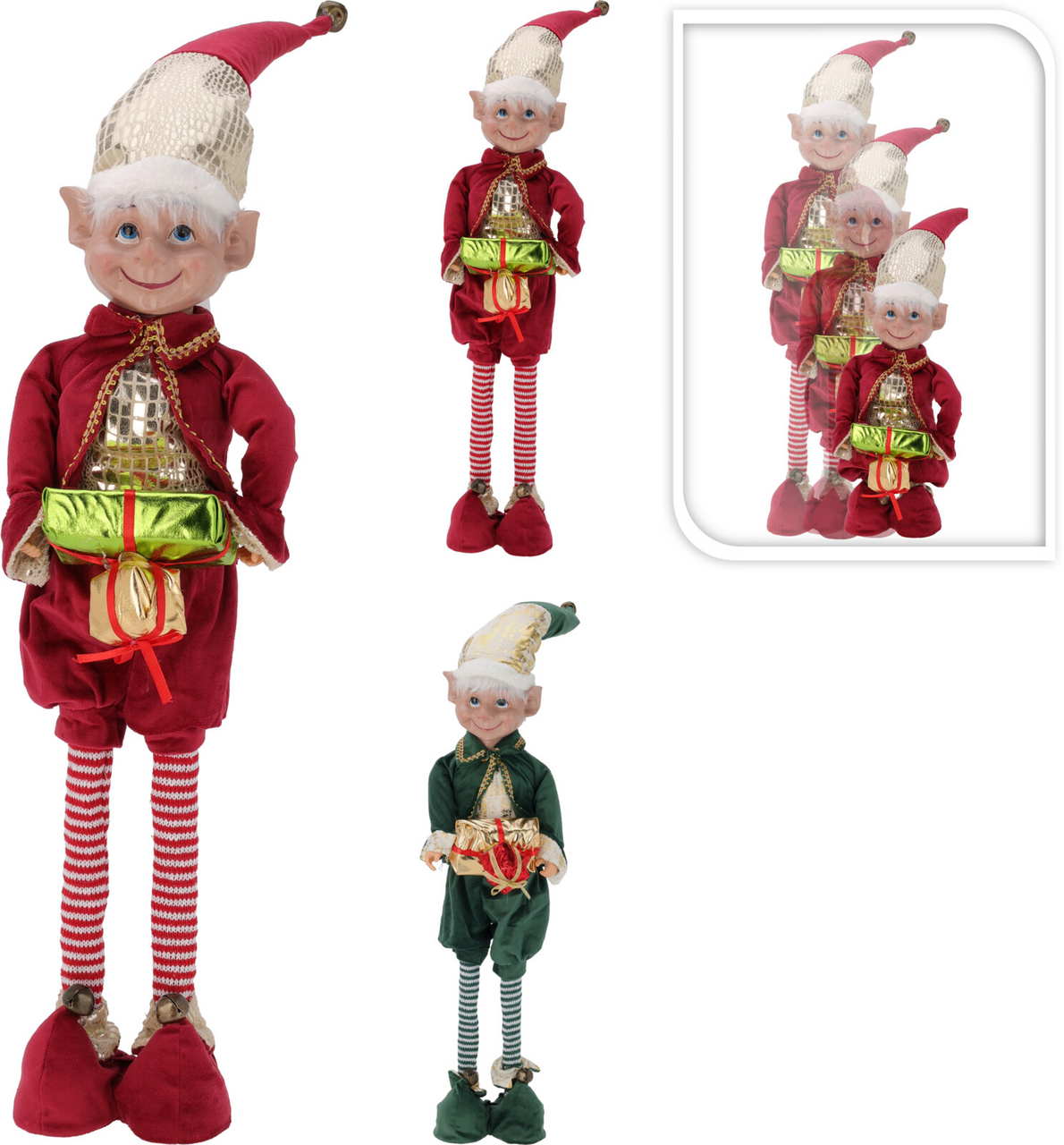 Elf teleskopické nohy 88 cm 2ASS 1 ks