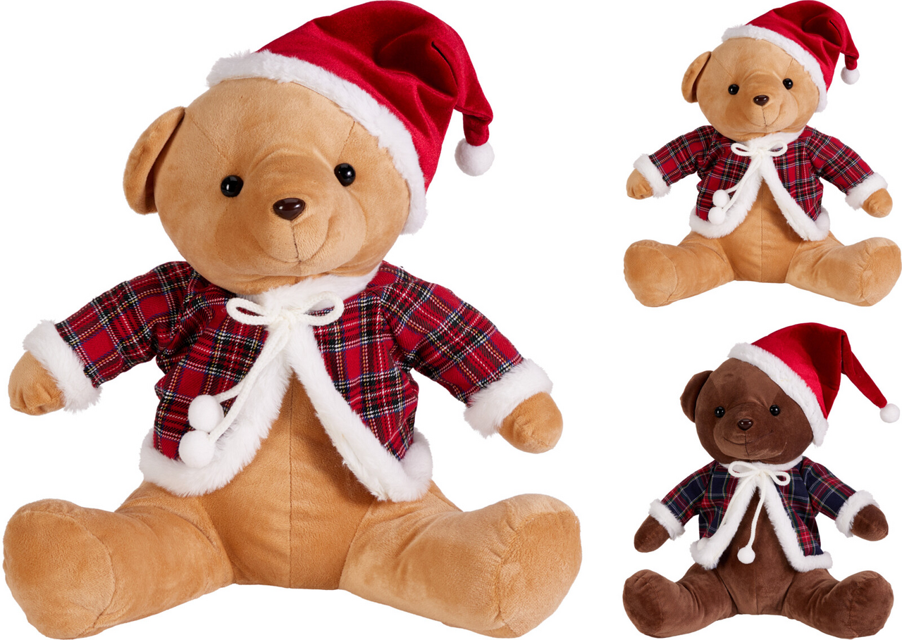 Medvěd plyšový 35 cm 380 g 3ASS 1 ks