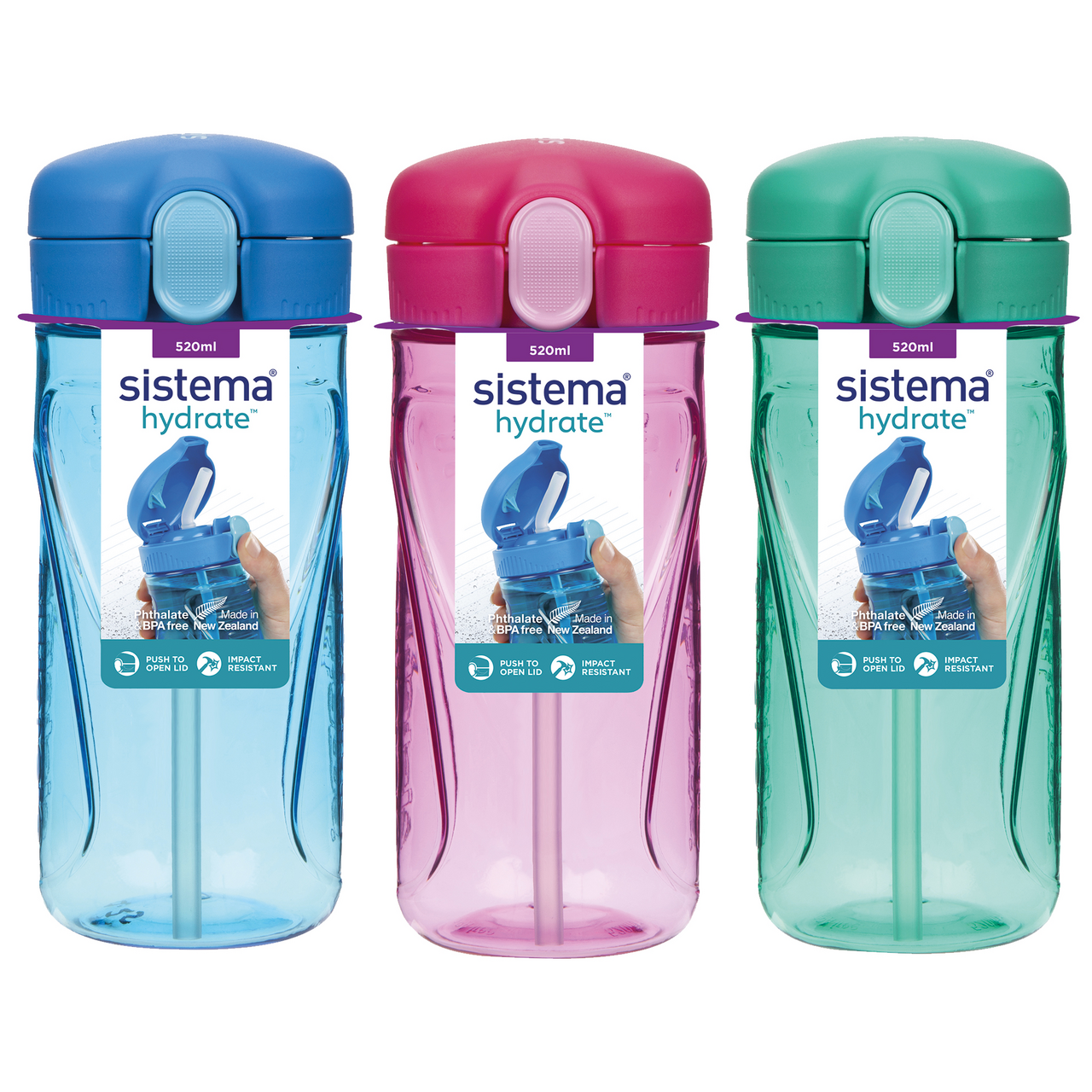 Sistema Hydrate Láhev Quick s brčkem 520 ml 1 ks