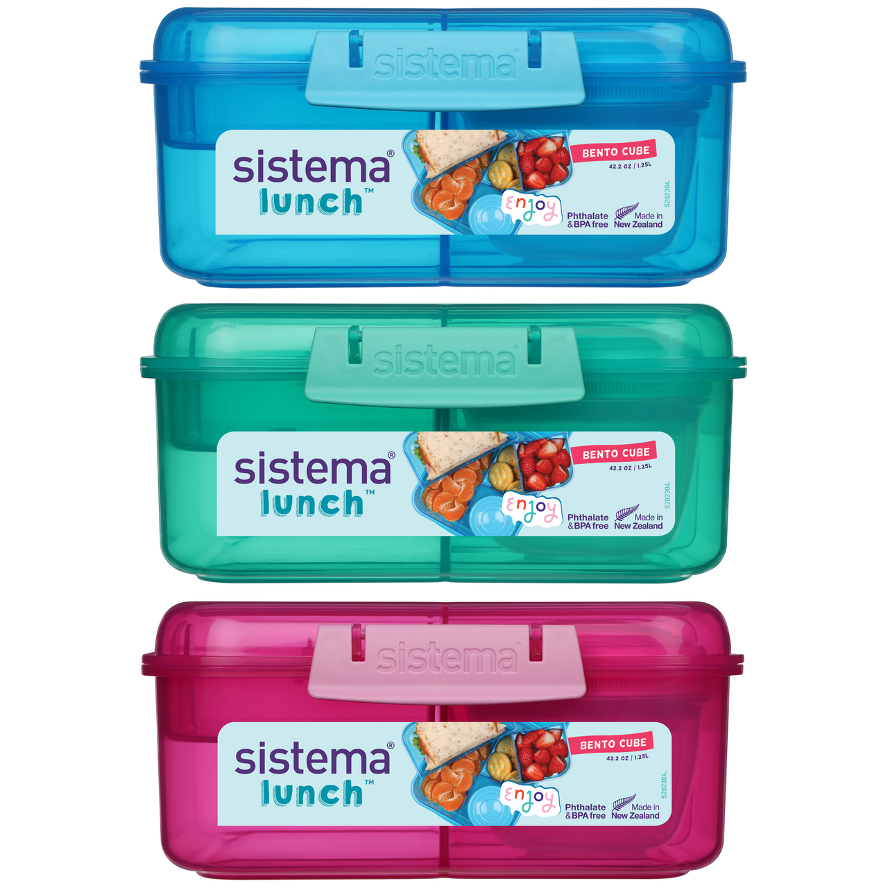 Sistema Lunch Box 1,25 l 3 komory 2 tácy 1 ks