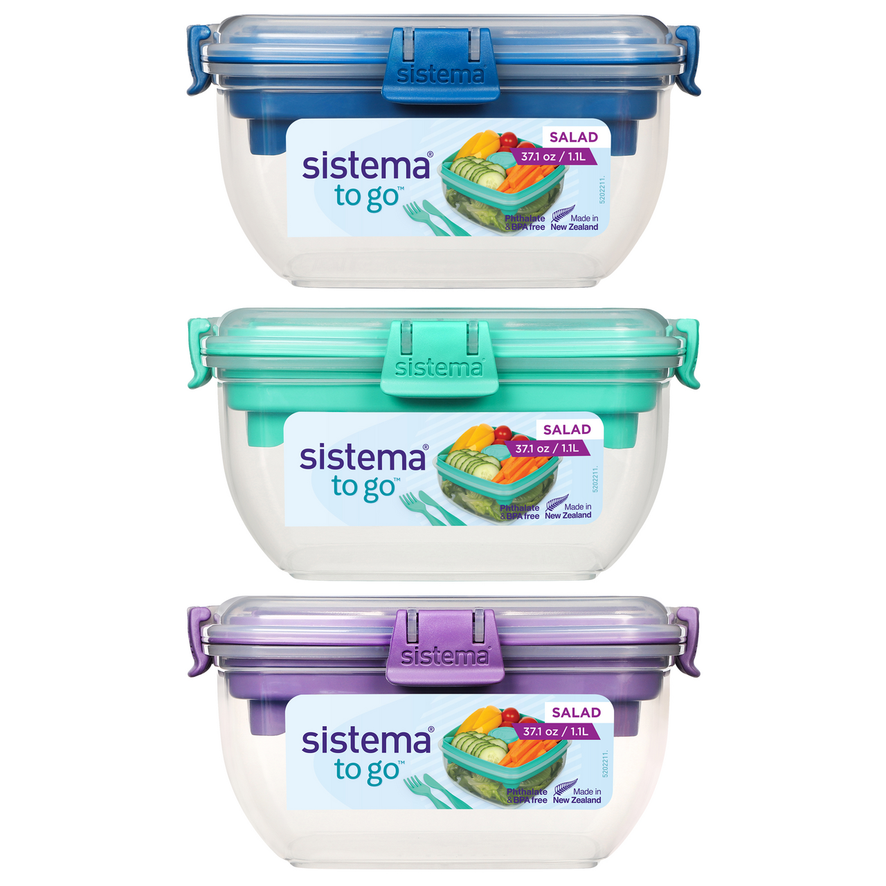 Sistema To Go Box salát, příbor 1,1 l 1 ks