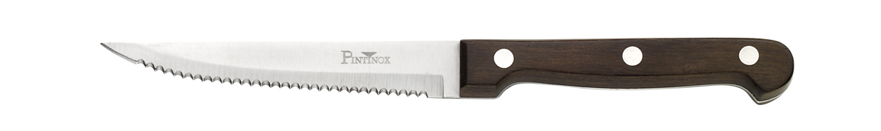 PINTINOX Nůž steak nerez dřevo 6 ks