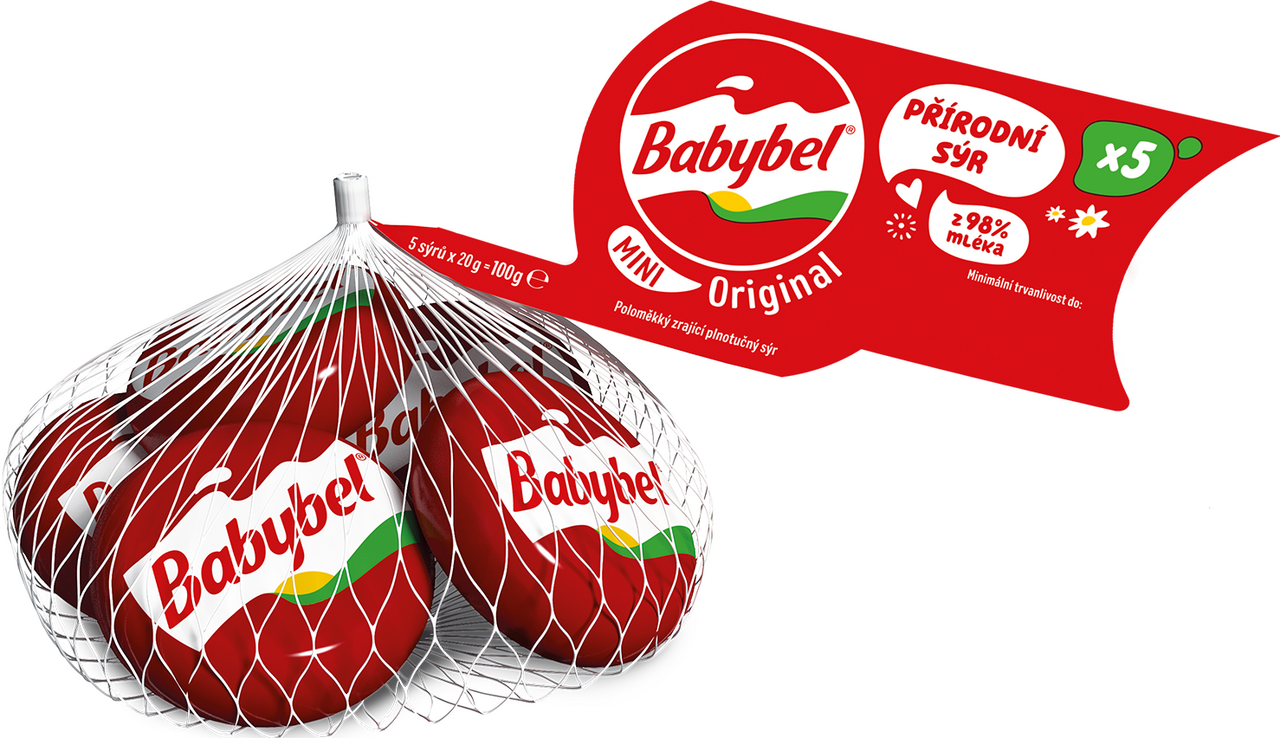 Babybel Mini Original chlaz. 5 x 20 g