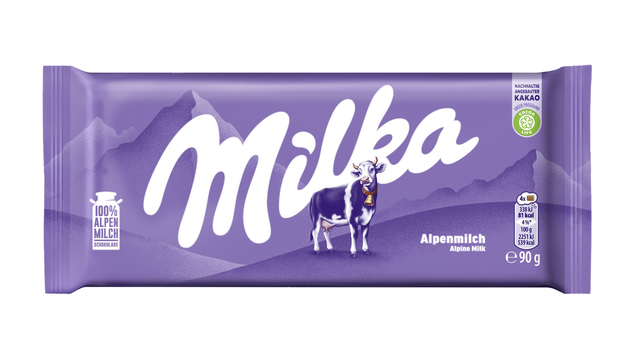 Milka mléčná 25 x 90 g