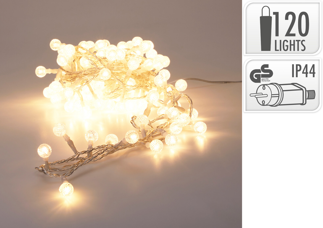 Řetěz LED 120l trans 1 ks