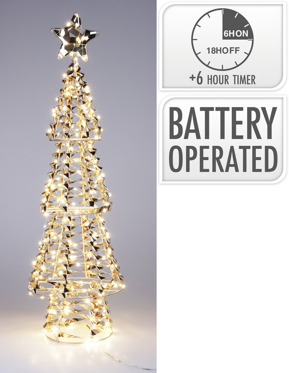 Strom LED 200l 68 cm kov 1 ks