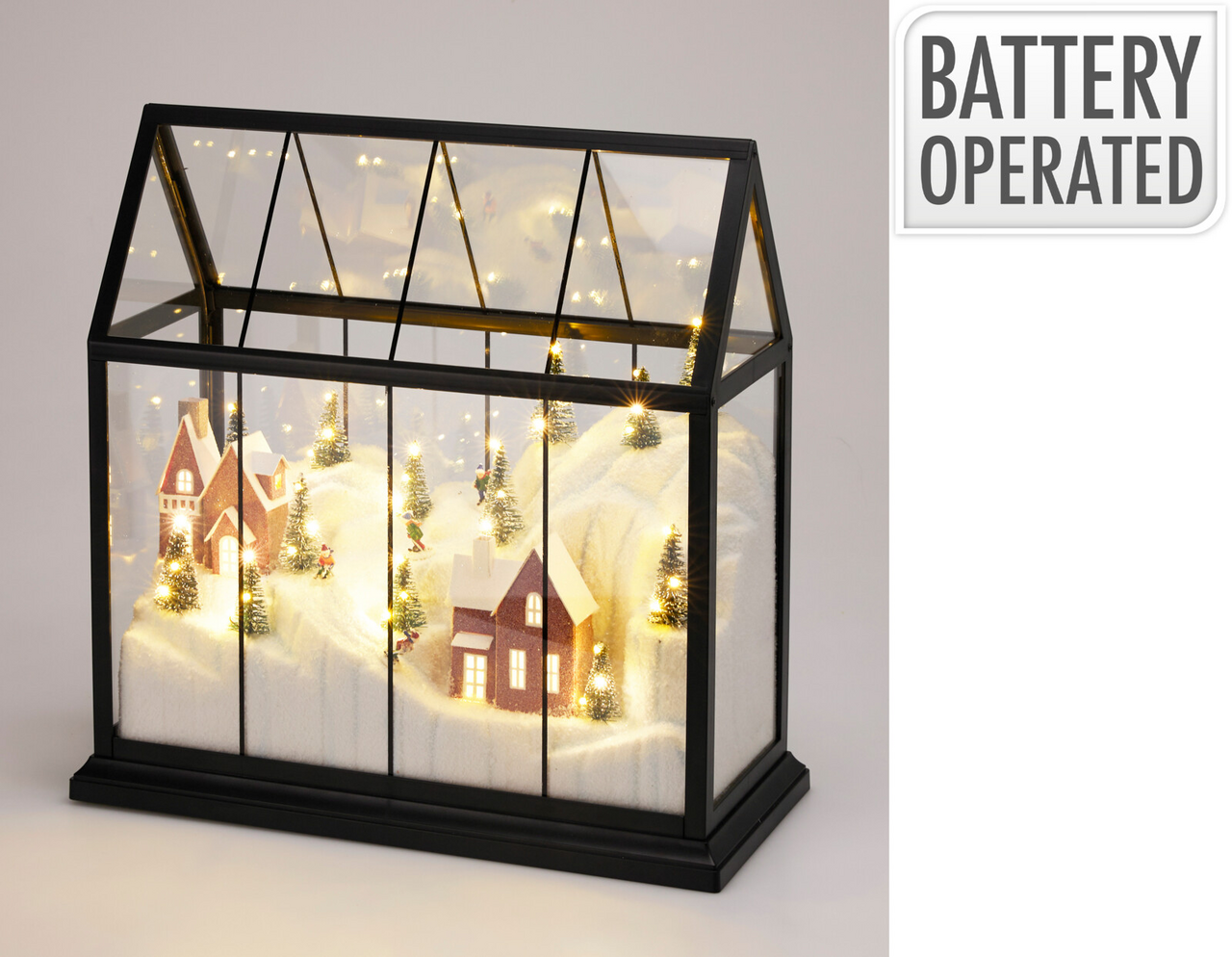 Vesnička ve skleníku LED 33 cm 1 ks