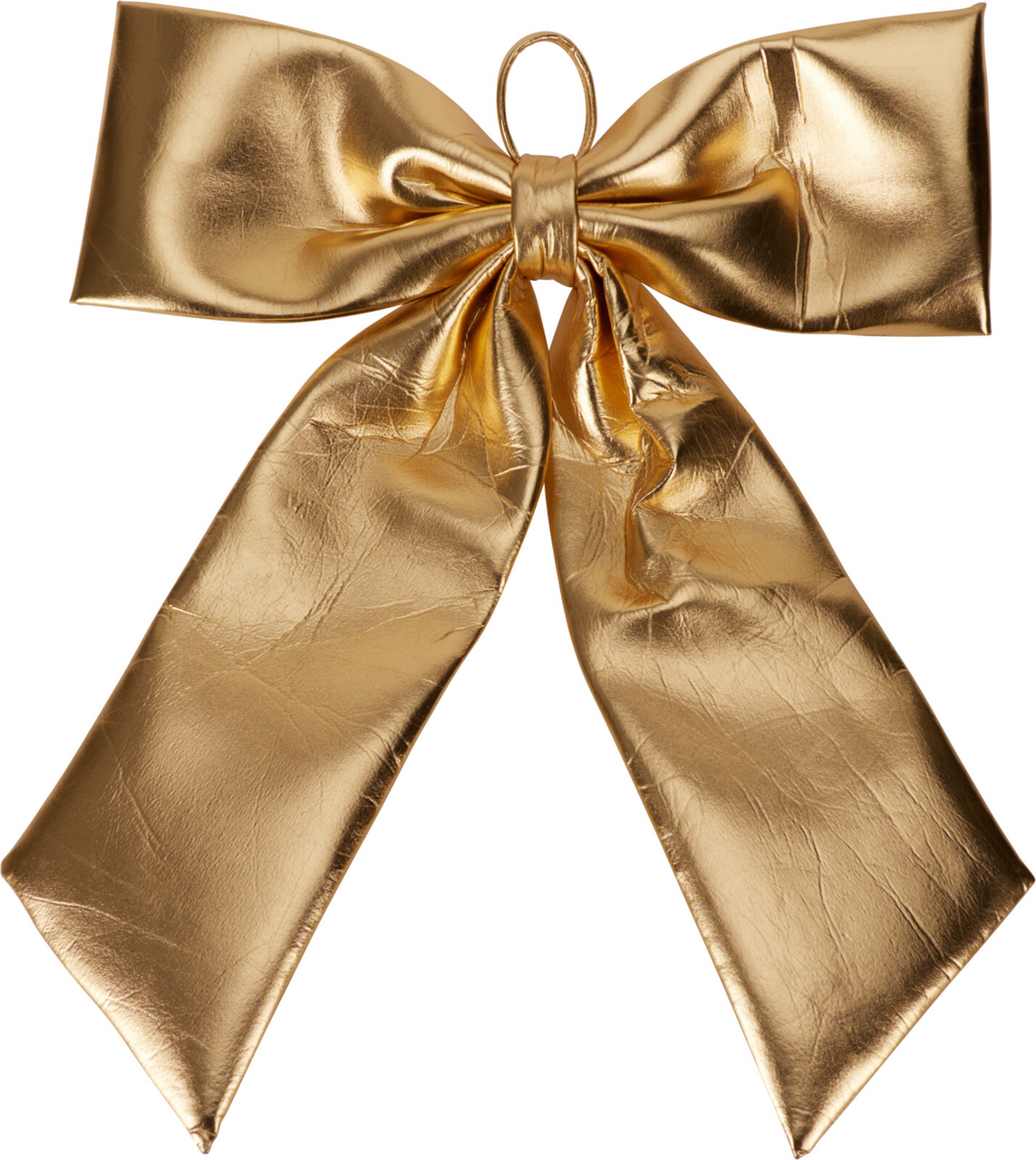 Zlatá mašle polyester 80 cm 1 ks
