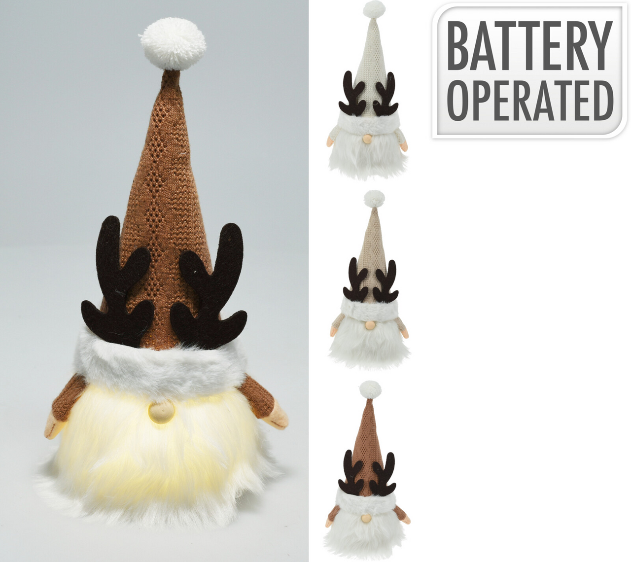 Skřítek LED 25 cm 3ASS 1 ks