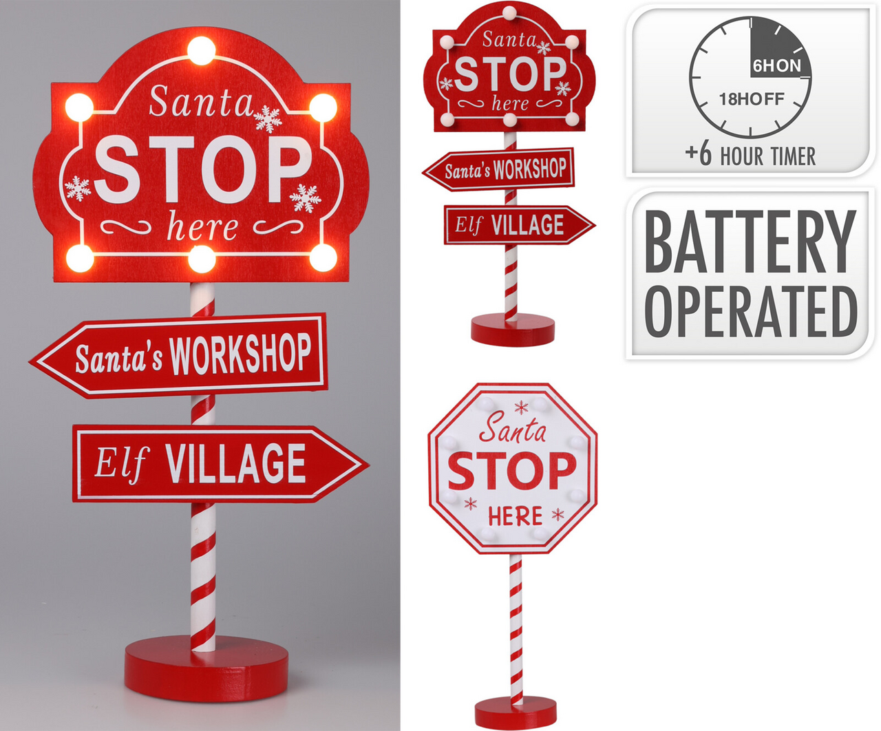 Stop značka LED 40 cm 2ASS 1 ks