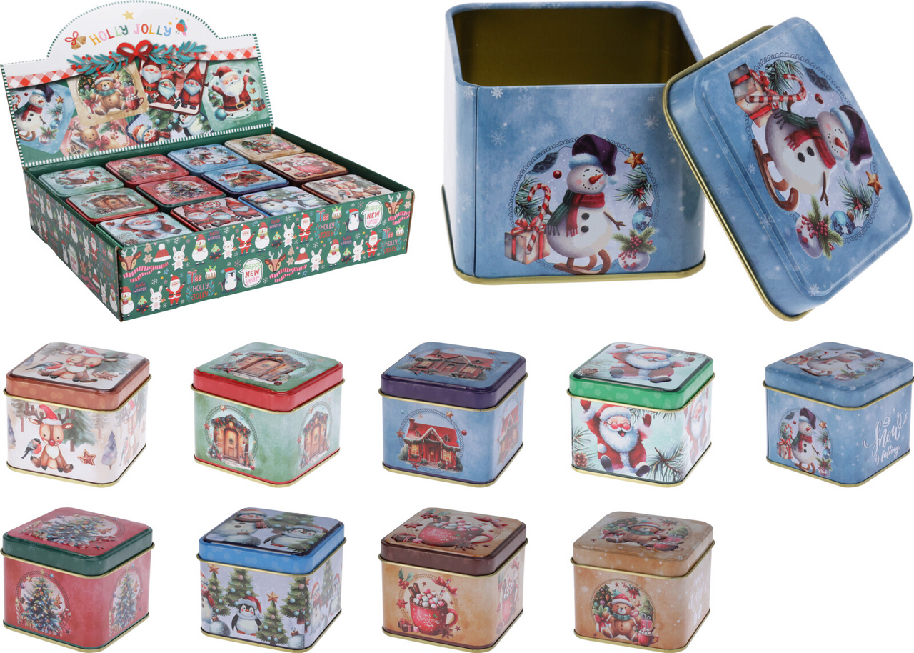 Dóza úložná 8 cm kov 12ASS 1 ks