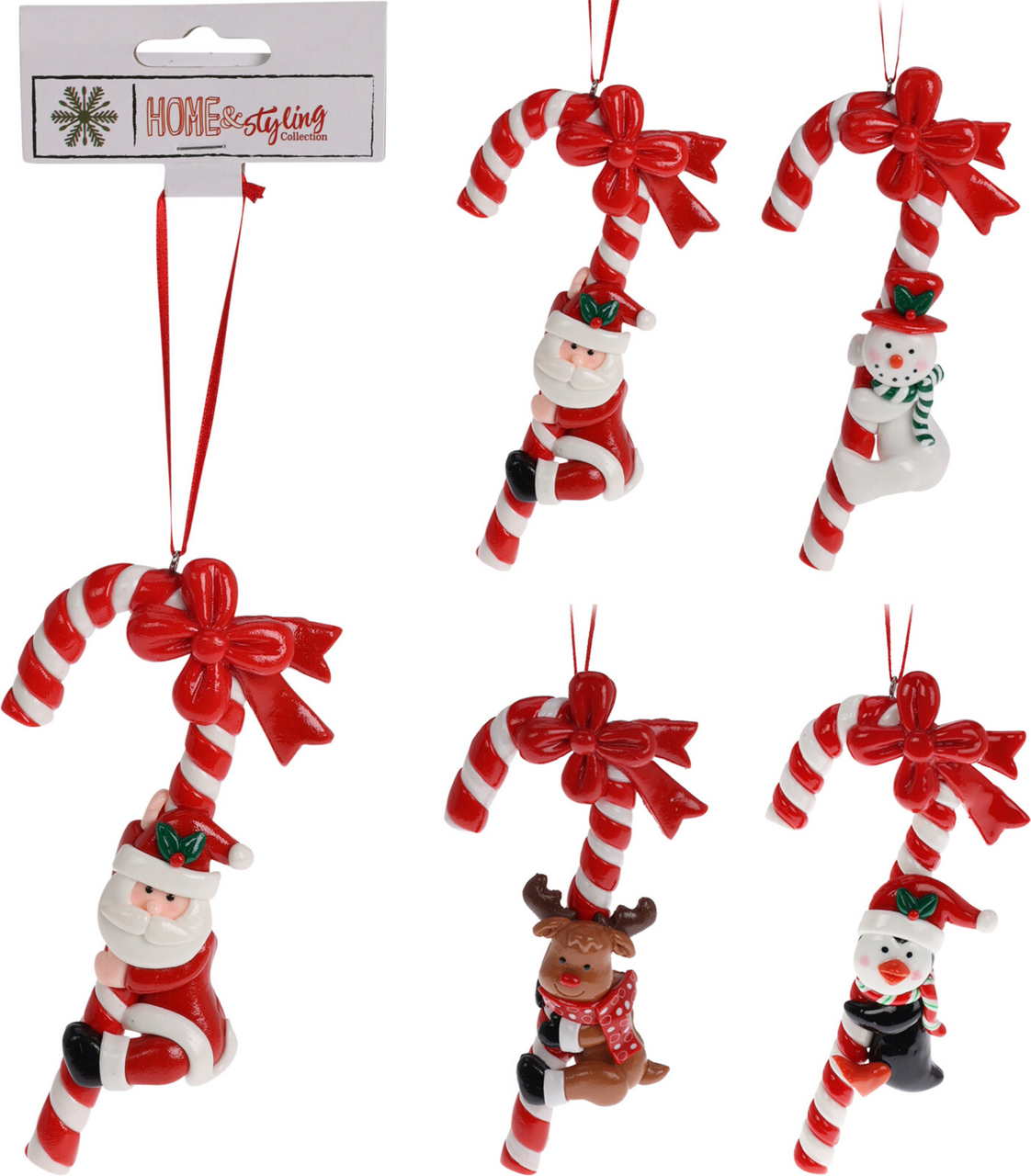 Vánoční dekorační lízátko 15 cm 4ASS 1 ks