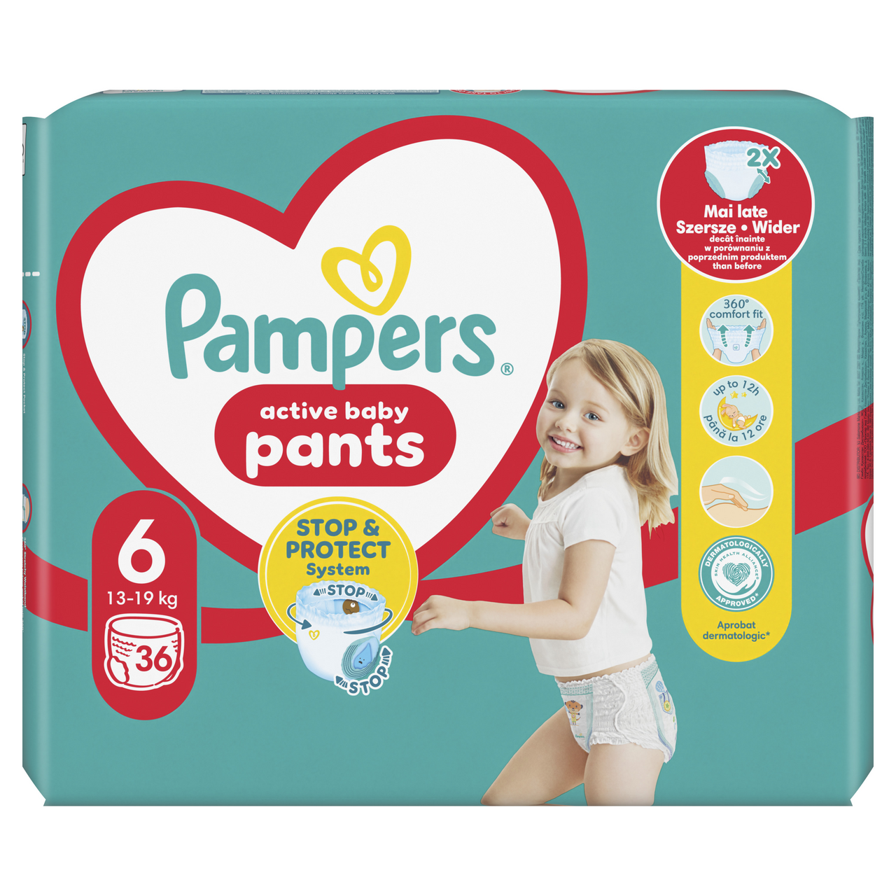 Pampers Pants Active Baby S6 36 ks