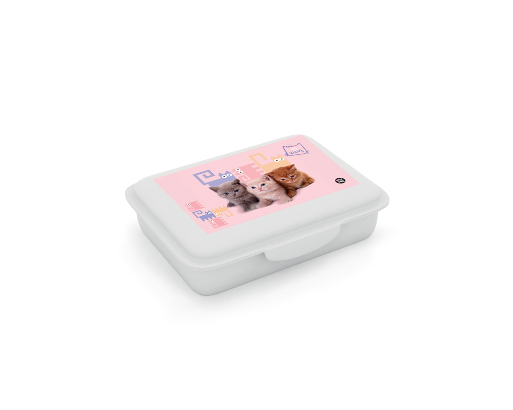 KARTON P+P Box na svačinu s přihrádkou mazlíčci 1 ks