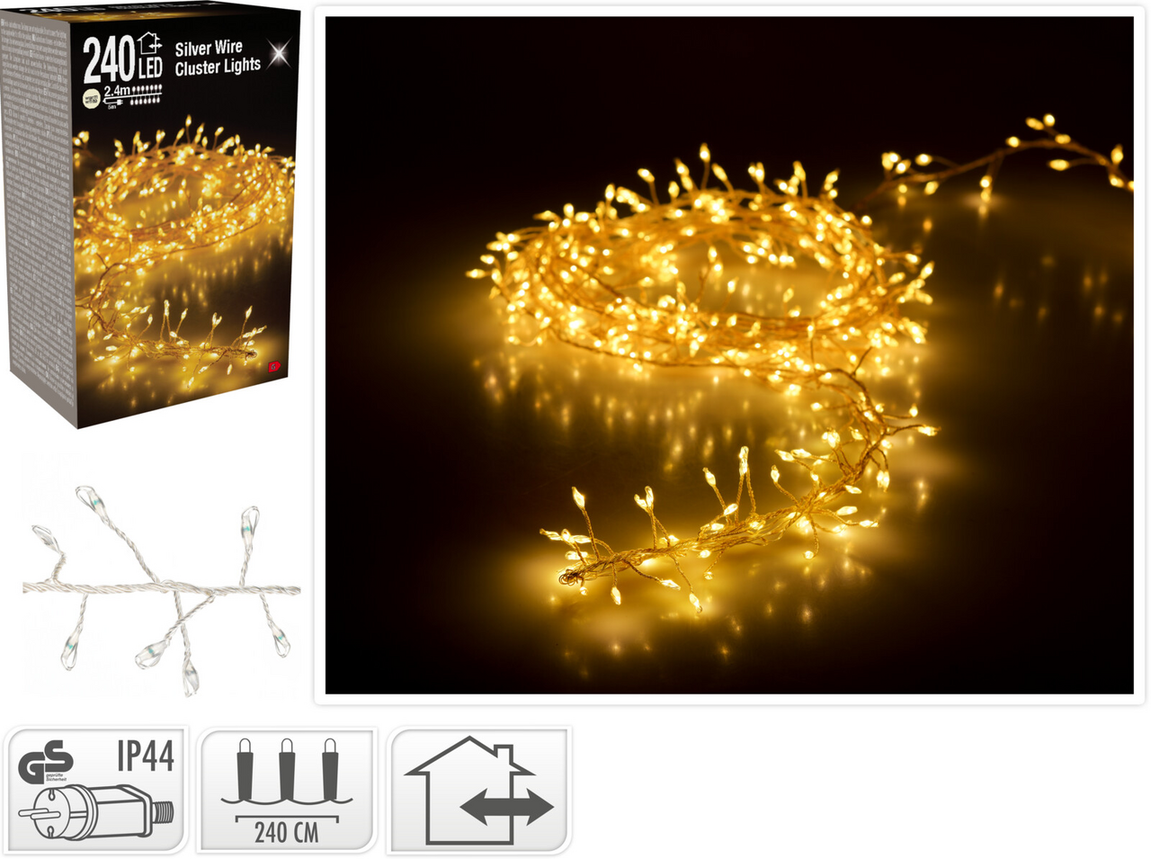 Řetěz LED 240 l 1 ks