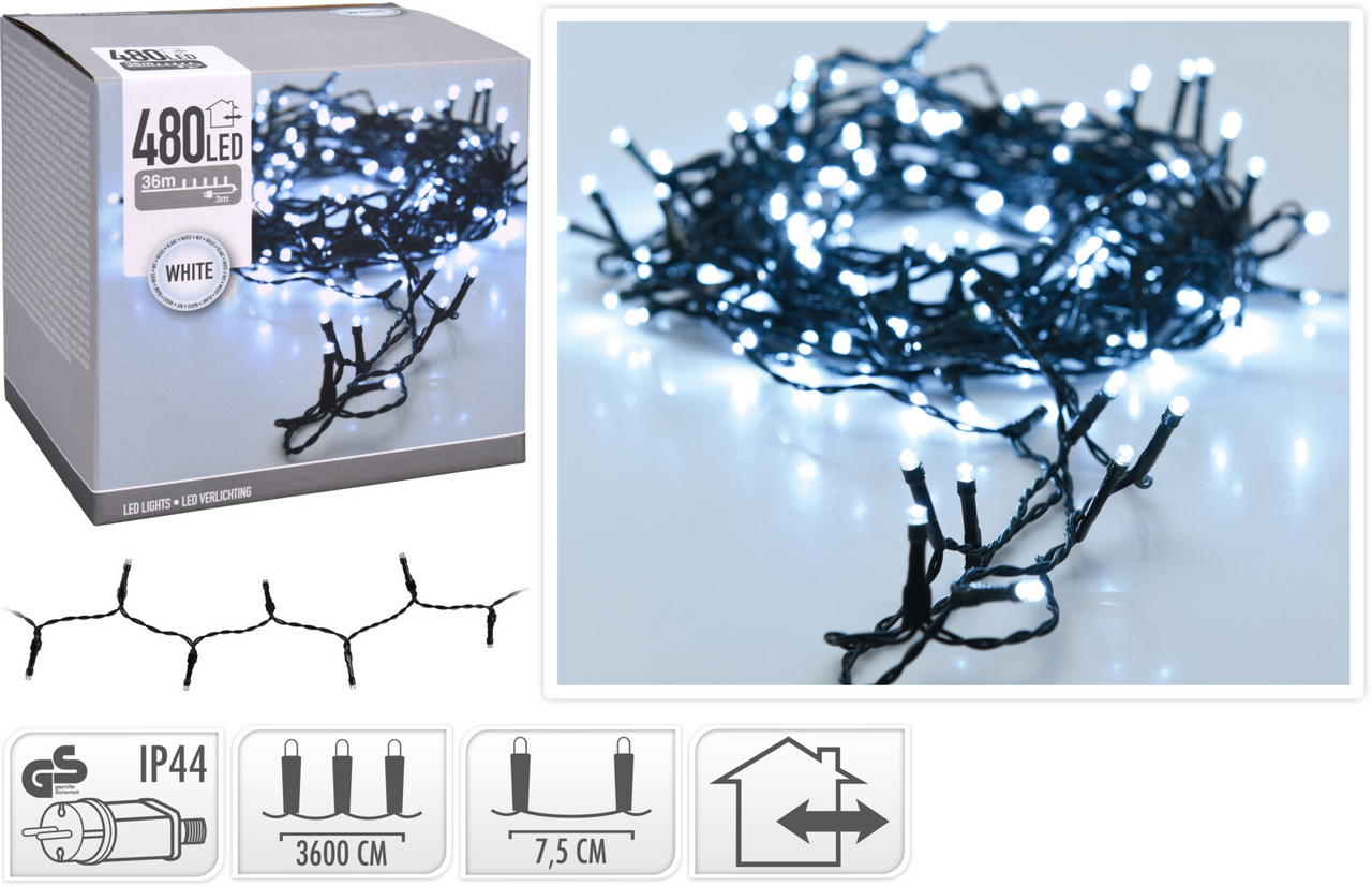 Řetěz LED 480l 1 ks