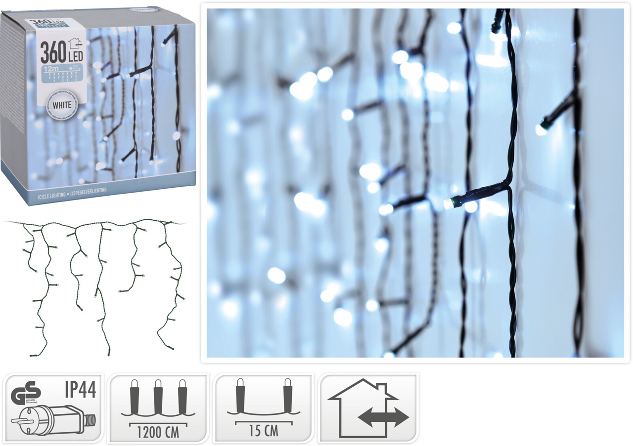Závěs LED 360l 3 m 1 ks