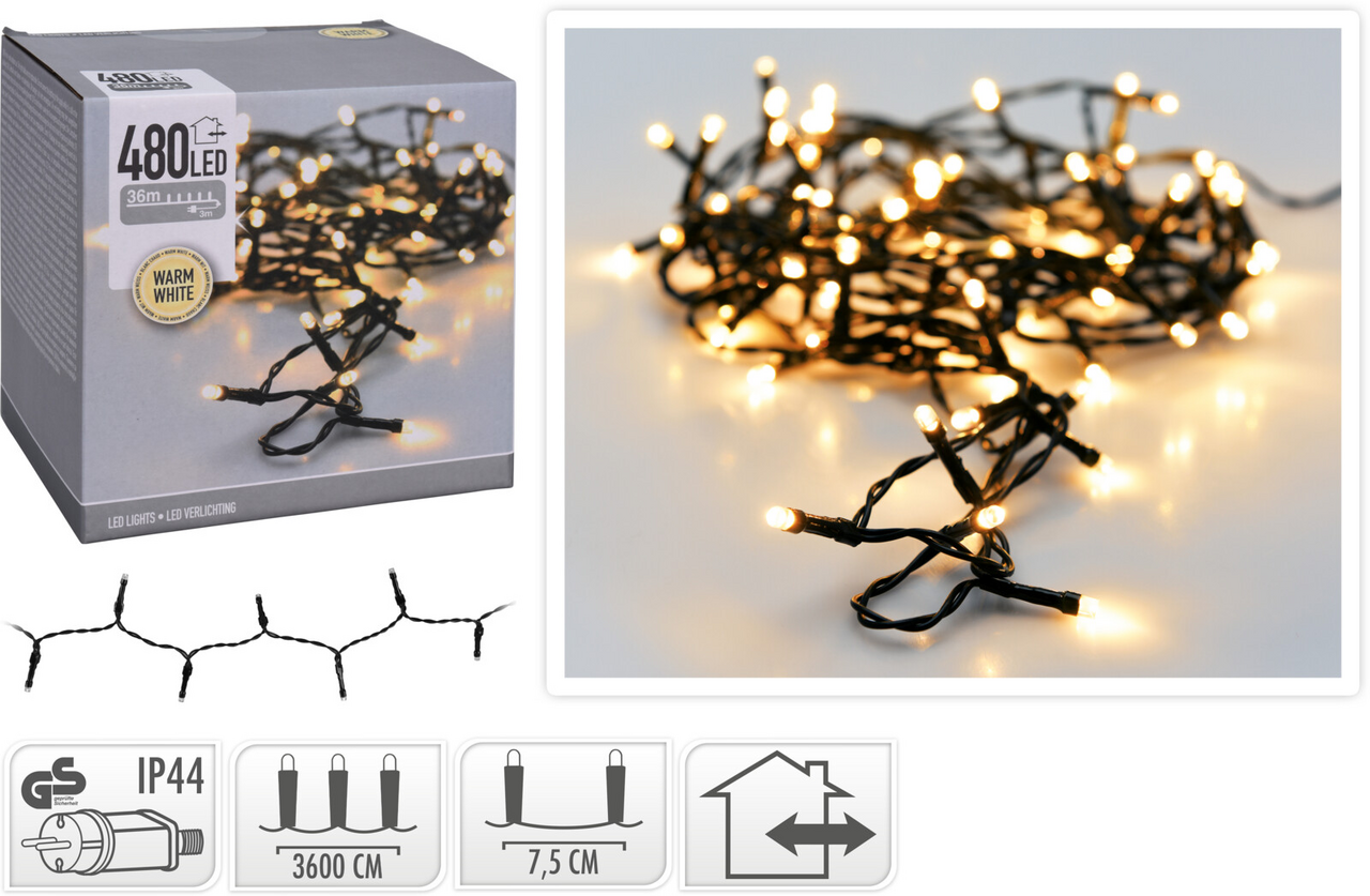 Řetěz LED 480l 1 ks