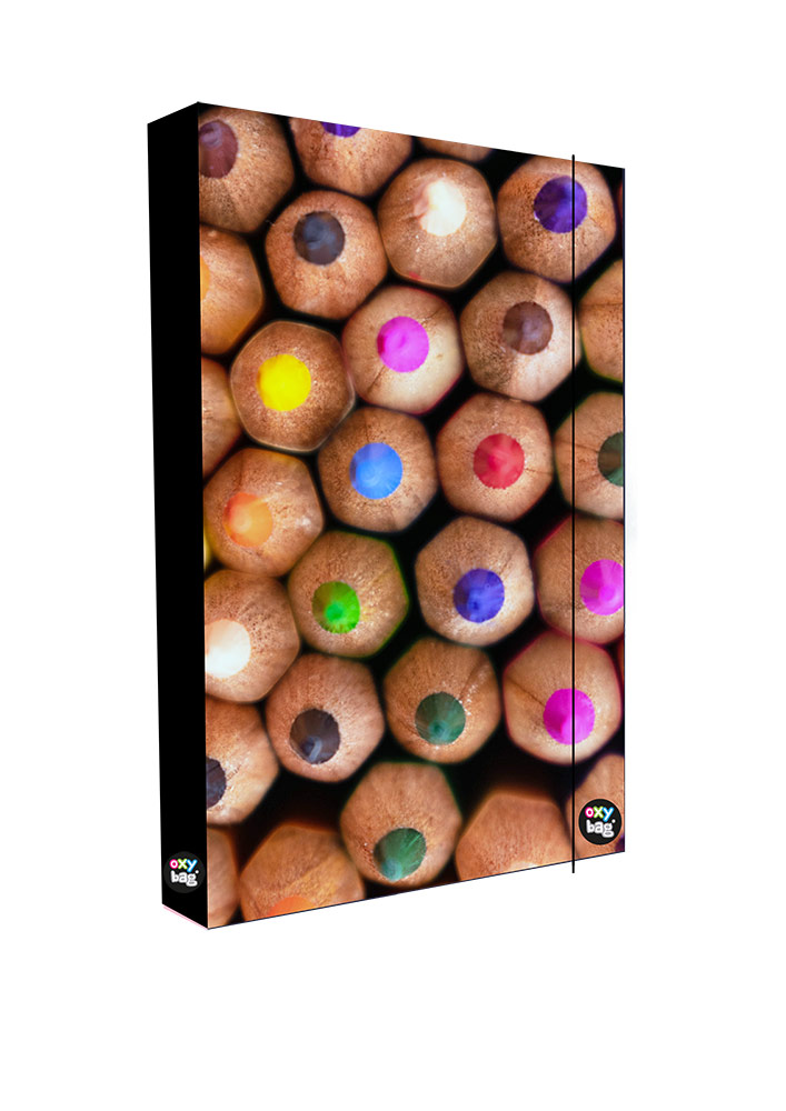 KARTON P+P Box na sešity A5 pastelky 1 ks