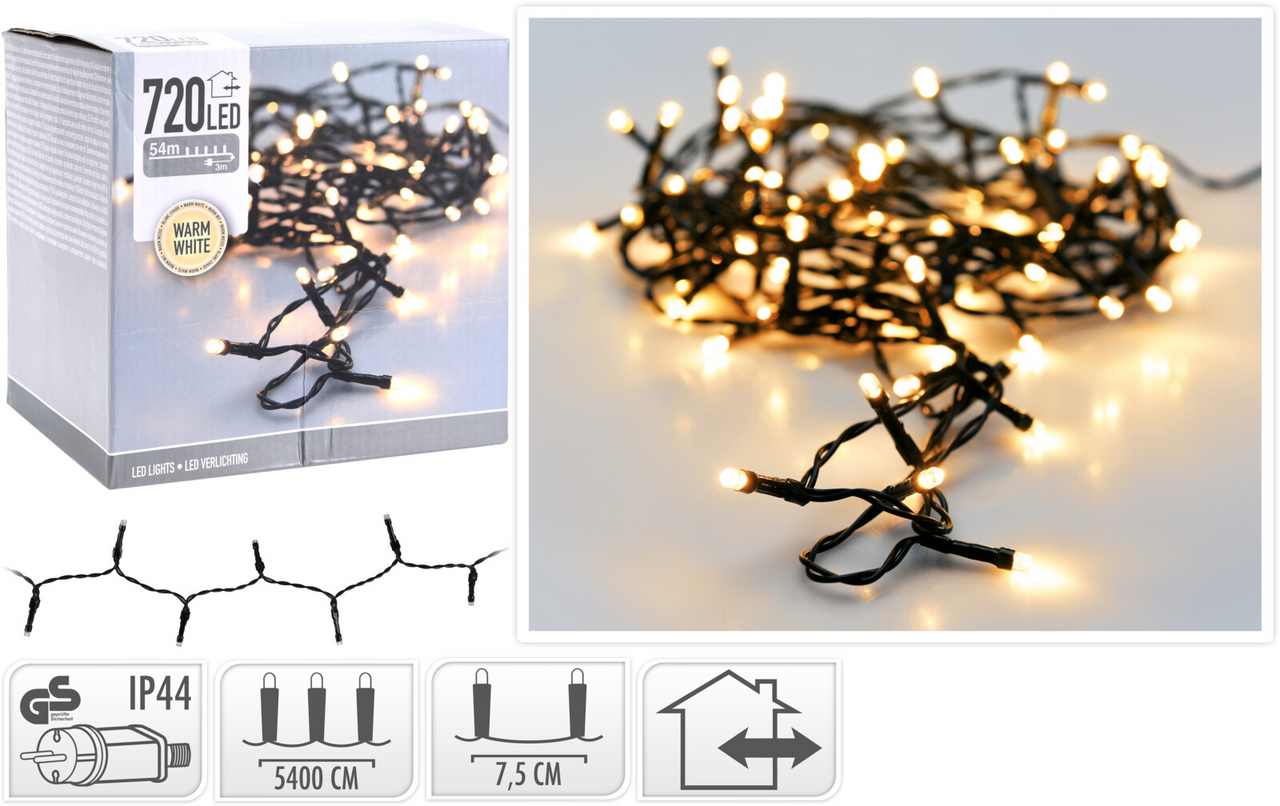 Řetěz LED 720l 1 ks