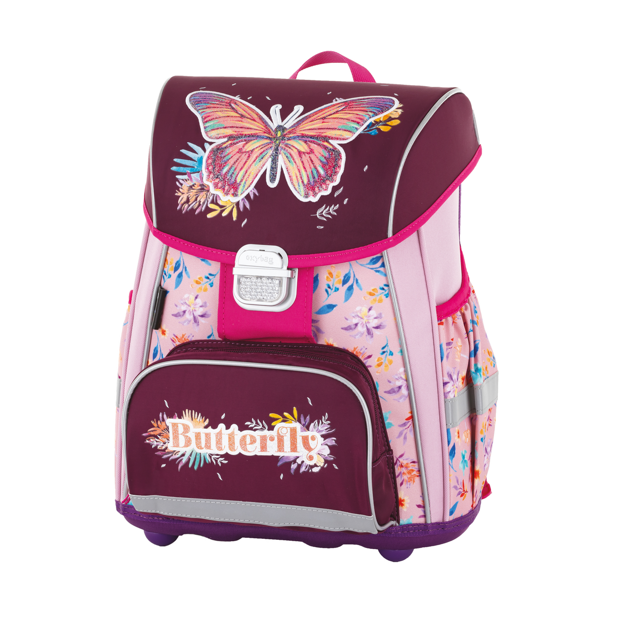 KARTON P+P Školní batoh Premium motýl 1 ks