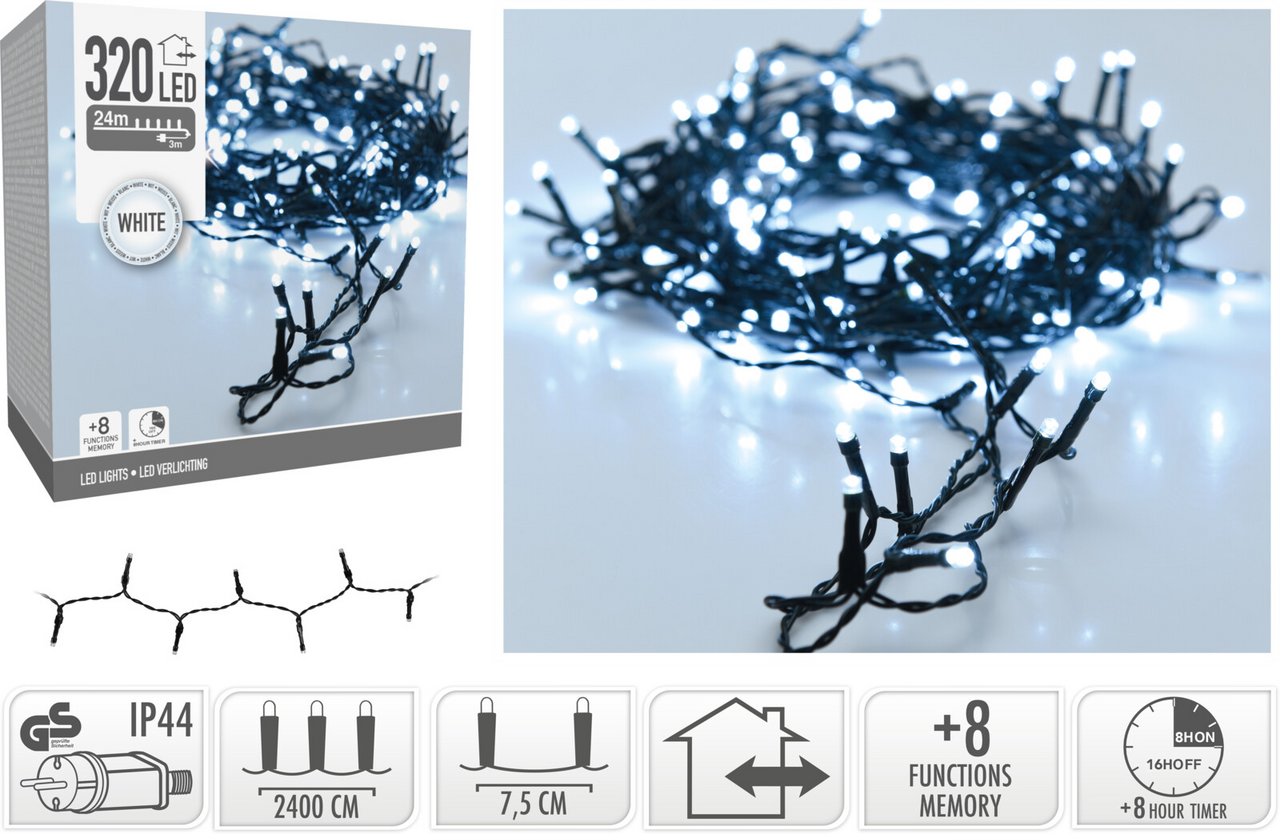 Řetěz LED 320l 1 ks