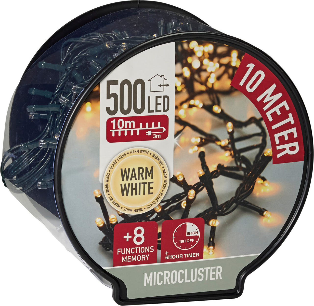 Řetěz LED 500 l 10 m 1 ks