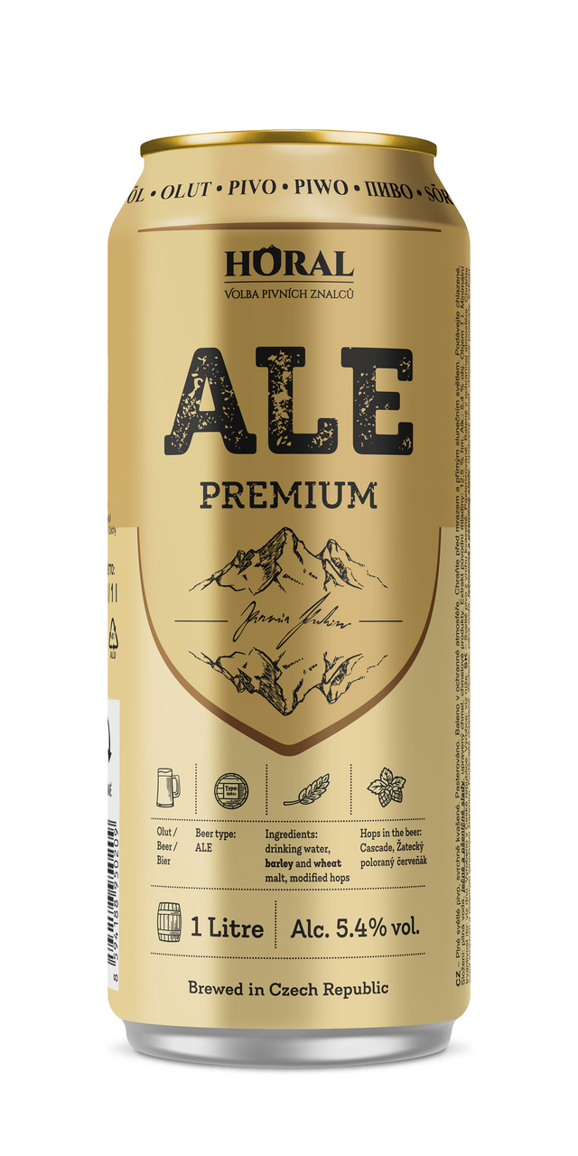 HORAL Ale 1 l plech