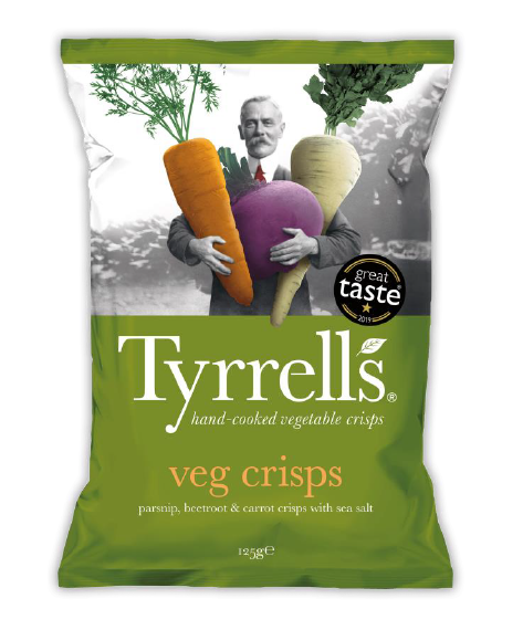 Tyrrels Chips zeleninové 125 g