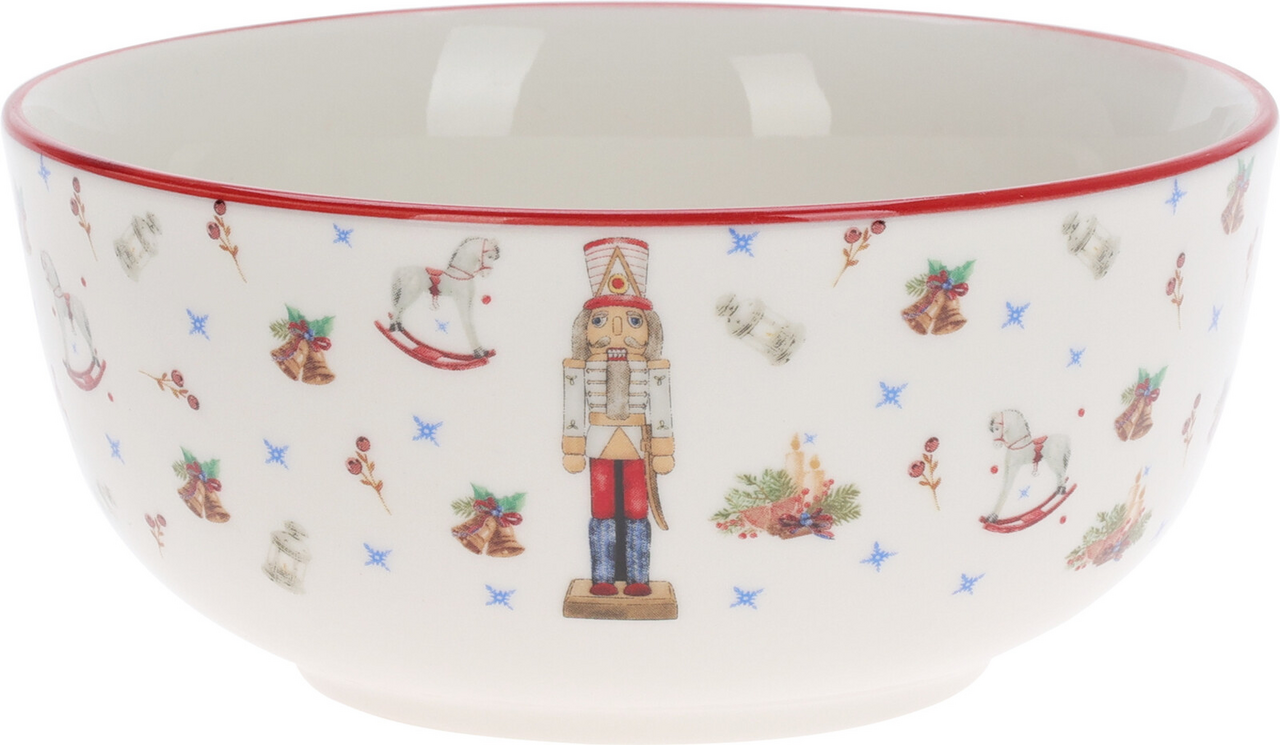 Koopman Miska vánoční dekor 500 ml porcelán 1 ks
