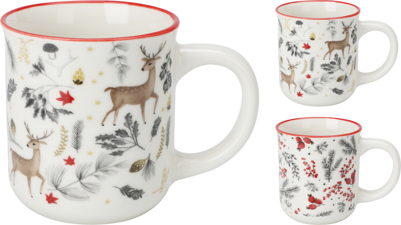 Koopman Hrnek dekor 200 ml porcelán 1 ks